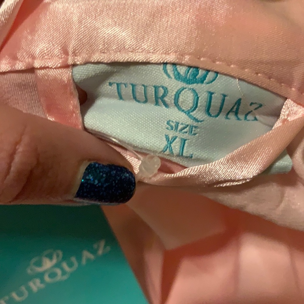 NWT Size XLarge Pink Turquaz Robe - Picture 3 of 3